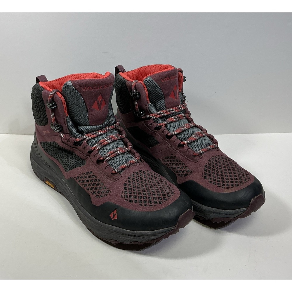 Vasque Women's 8M Gore-tex‎ Hiking Boots Vibram Megagrip 7373 Purple Trail